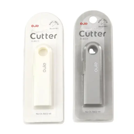 Mini Compact Retractable Cutter for Paper and Foil Mix Kancelejas preces