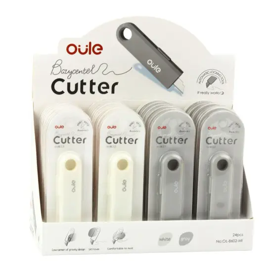 Mini Compact Retractable Cutter for Paper and Foil Mix Kancelejas preces