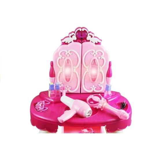 Tualetes galdiņš ar skaņām un gaismām Skaistumkopšanas komplekti