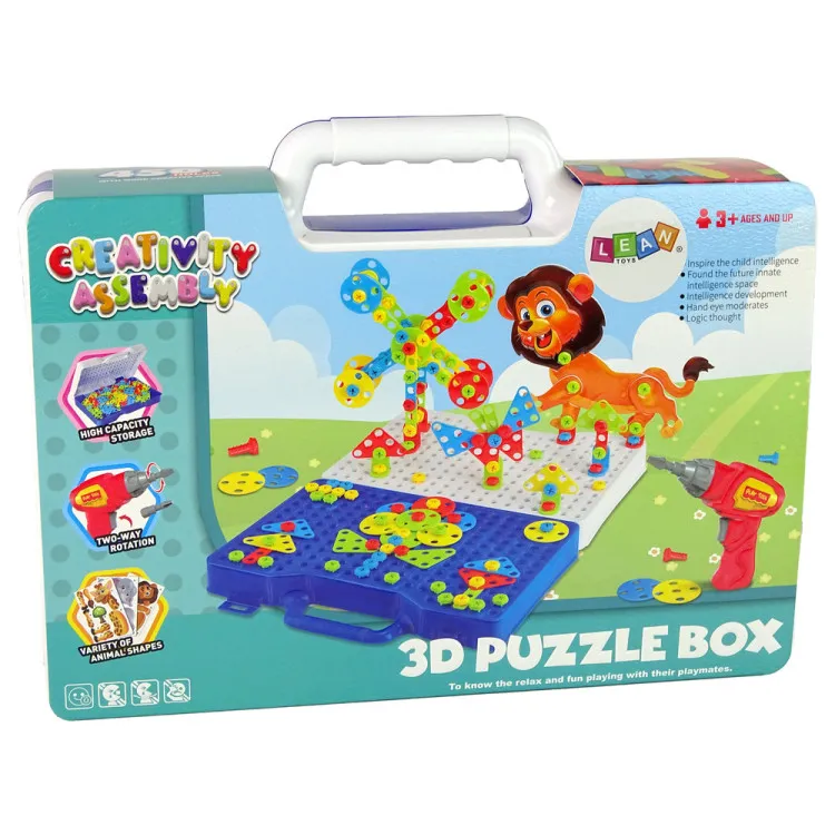 3D konstruktori DIY dinozauri