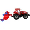 Red Tractor with Plough Friction Drive