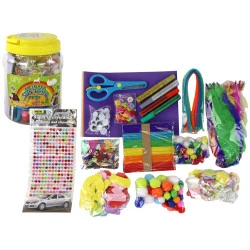 Radošais mākslas komplekts „Izveido pats“ stikla burciņā