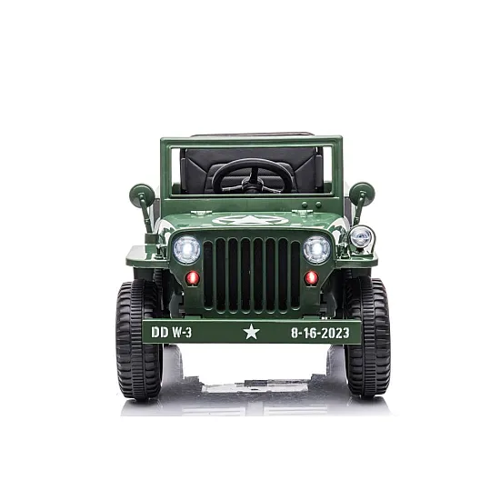 JH-103 4x4 ar akumulatoru darbināms zaļais automobilis Elektriskās mašīnas bērniem