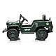 JH-103 4x4 ar akumulatoru darbināms zaļais automobilis Elektriskās mašīnas bērniem