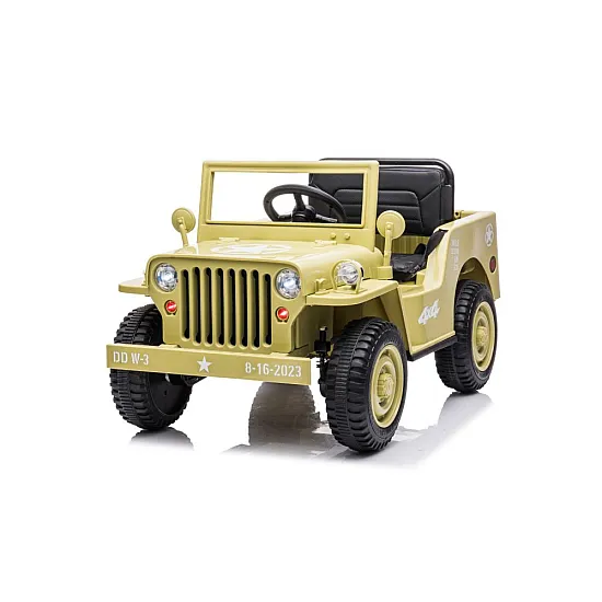 JH-103 4x4 viegla haki krāsas automašīna ar akumulatoru Elektriskās mašīnas bērniem