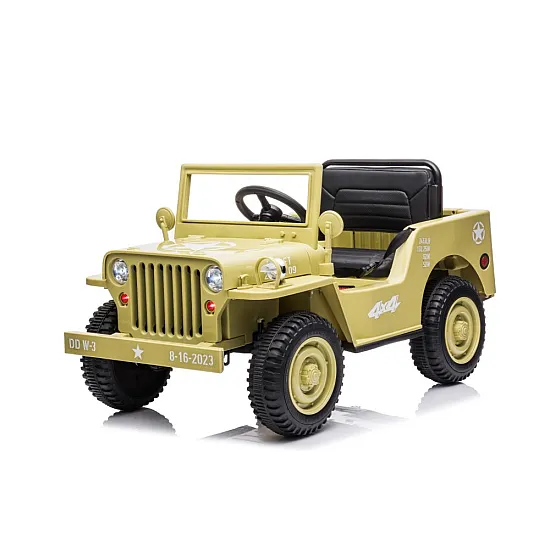 JH-103 4x4 viegla haki krāsas automašīna ar akumulatoru Elektriskās mašīnas bērniem
