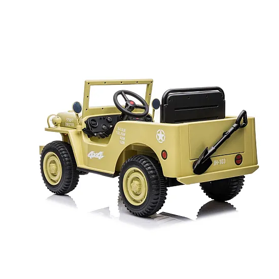 JH-103 4x4 viegla haki krāsas automašīna ar akumulatoru Elektriskās mašīnas bērniem