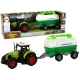 Tractor for Kids with Trailer Tank Car Farm