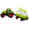 Traktors un piekabe ar lieliem riteņiem Green Farm