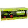 Traktors un piekabe ar lieliem riteņiem Green Farm