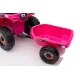 Rozā XMX630T ar akumulatoru darbināms kvadracikls ar piekabi Kvadracikli