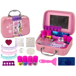 Make-up un nagu komplekts Suitcase Pink