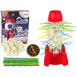 Arkādes spēle Falling Astronauts un raķešu