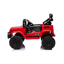 Toyota FJ ar akumulatoru darbināms sarkans SUV