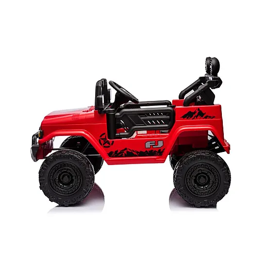Toyota FJ ar akumulatoru darbināms sarkans SUV Automašīnas