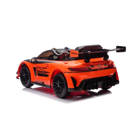 Mercedes AMG GT3 oranžais elektromobilis Automašīnas