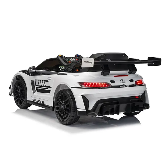Mercedes AMG GT3 white car