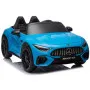 Mercedes AMG SL63 zilais elektromobilis
