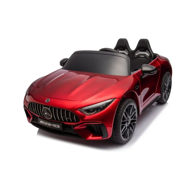 Sarkans elektromobilis Mercedes AMG SL63 Elektriskās mašīnas bērniem
