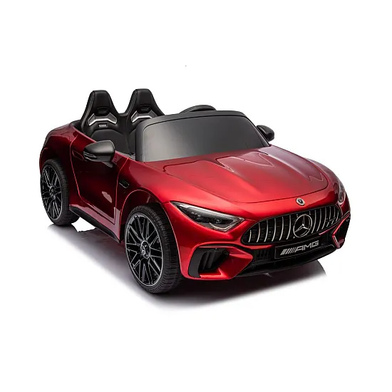 Sarkans elektromobilis Mercedes AMG SL63 Elektriskās mašīnas bērniem