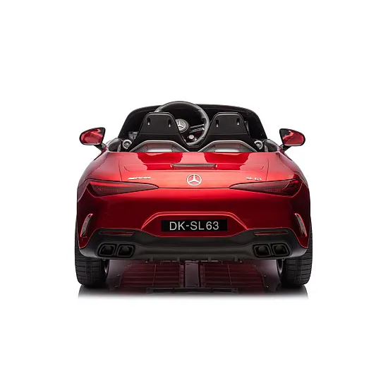 Sarkans elektromobilis Mercedes AMG SL63 Elektriskās mašīnas bērniem