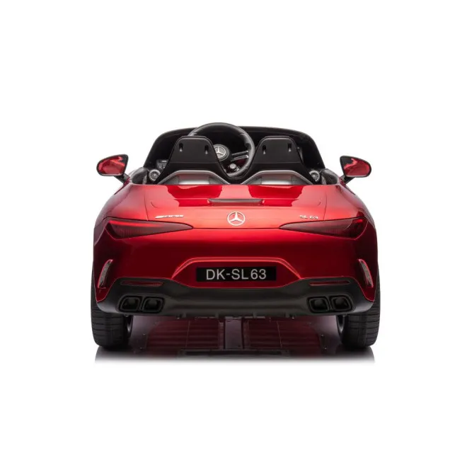 Sarkans elektromobilis Mercedes AMG SL63 Elektriskās mašīnas bērniem