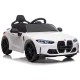 Balts BMW M4 elektromobilis Elektriskās mašīnas bērniem