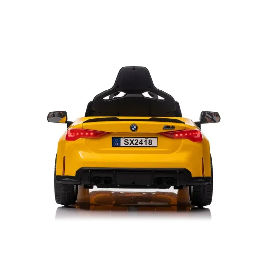 BMW M4 dzeltenais auto Automašīnas