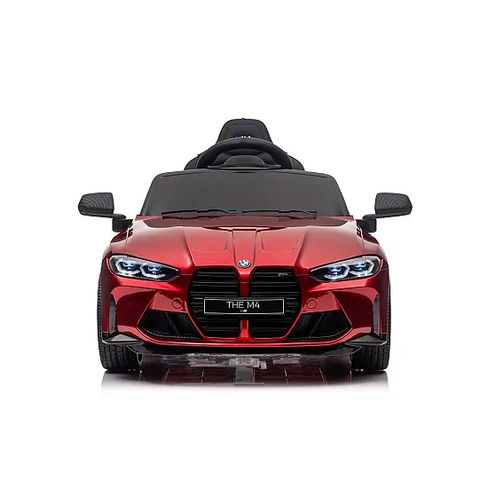 Sarkana elektriskā automašīna bērniem BMW M4 Elektriskās mašīnas bērniem
