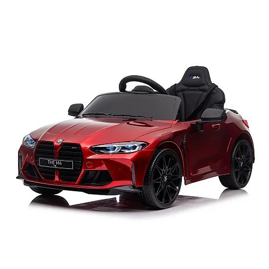 Sarkana elektriskā automašīna bērniem BMW M4 Elektriskās mašīnas bērniem