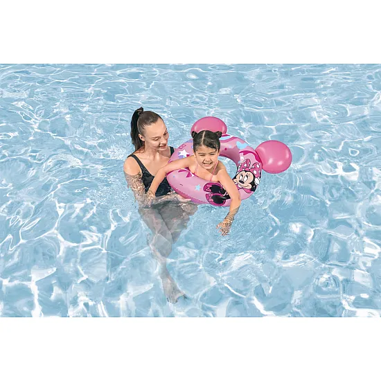 Peldēšanas riņķis ar Minnie Mouse 74 cm x 76 cm Bestway 9102N