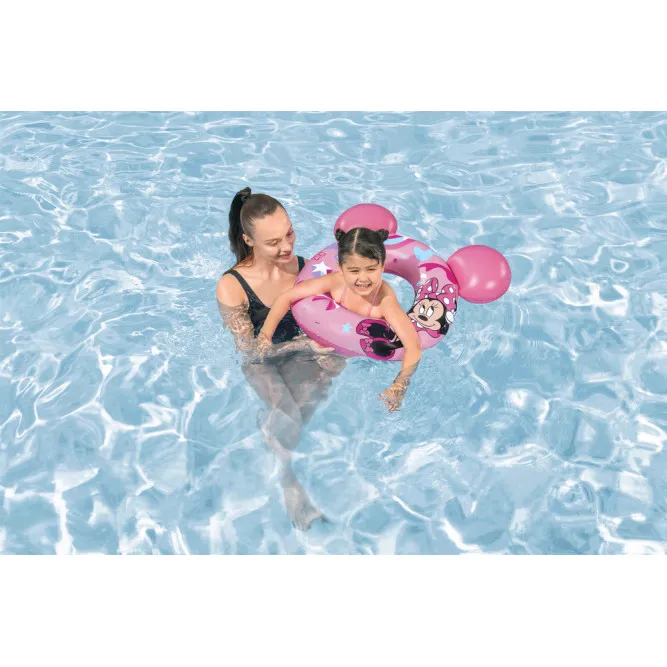 Peldēšanas riņķis ar Minnie Mouse 74 cm x 76 cm Bestway 9102N