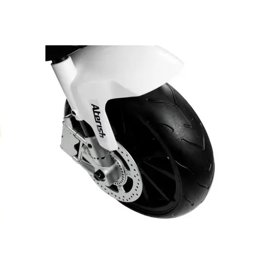 Melns BMW S1000RR kasešu motocikls