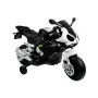 Melns BMW S1000RR kasešu motocikls