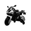 Melns BMW S1000RR kasešu motocikls