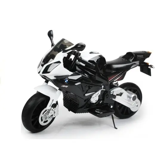 Melns BMW S1000RR kasešu motocikls