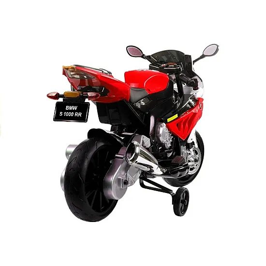 Raudonas BMW S1000RR akumuliatorinis motociklas Motociklai ir triračiai