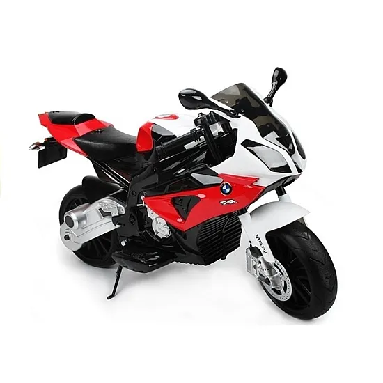 Raudonas BMW S1000RR akumuliatorinis motociklas Motociklai ir triračiai