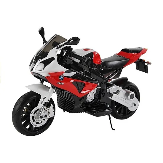 Raudonas BMW S1000RR akumuliatorinis motociklas Motociklai ir triračiai