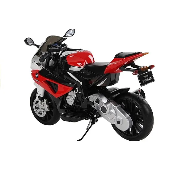 Raudonas BMW S1000RR akumuliatorinis motociklas Motociklai ir triračiai