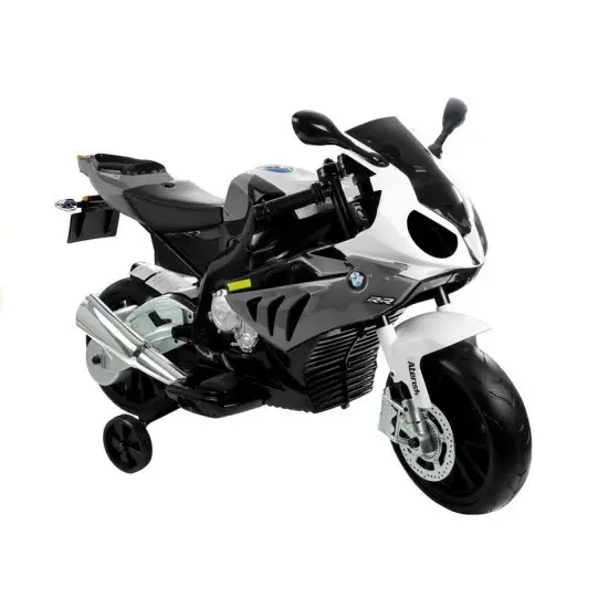 Sudraba BMW S1000RR akumulators Motocikls Elektriskās mašīnas bērniem