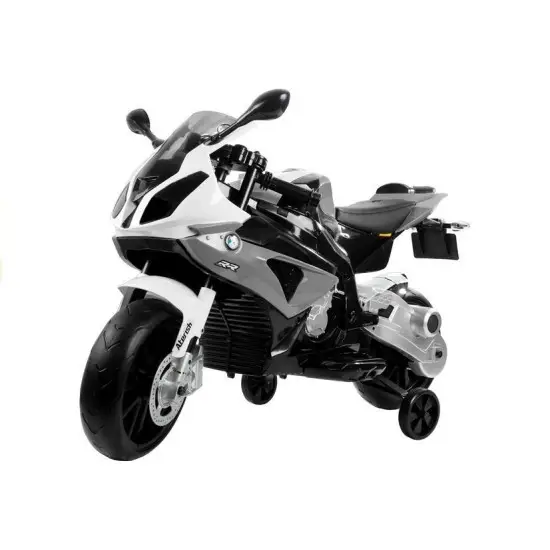 Sudraba BMW S1000RR akumulators Motocikls Elektriskās mašīnas bērniem