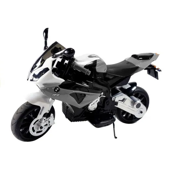 Sudraba BMW S1000RR akumulators Motocikls Elektriskās mašīnas bērniem