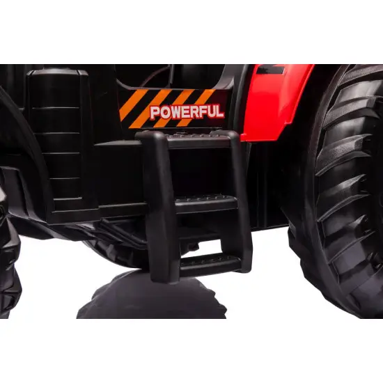 Sarkans akumulatora traktors A011 24V Elektriskās mašīnas bērniem