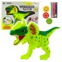Zaļš dinozauru projektors ar pildspalvu
