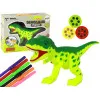 Dinozauru projektors ar marķieriem un veidnēm