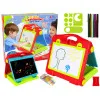 Foldable 2in1 Blackboard Suitcase - Chalk & Marker Magnētiskie dēļi un magnēti
