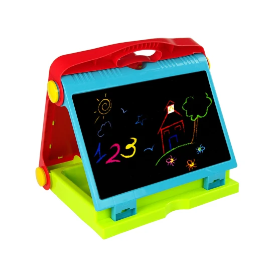 Foldable 2in1 Blackboard Suitcase - Chalk & Marker Magnētiskie dēļi un magnēti