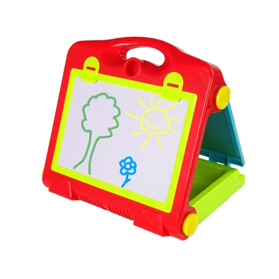 Foldable 2in1 Blackboard Suitcase - Chalk & Marker Magnētiskie dēļi un magnēti