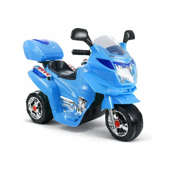 Akumulatora motocikls HC8051 zils Elektriskās mašīnas bērniem
